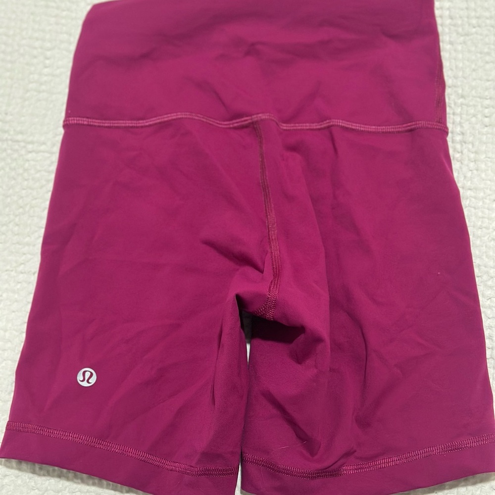 lululemon athletica Women's Magenta Bike Shorts
